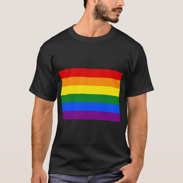 T-shirt Fierté arc-en-ciel drôle (Devant)