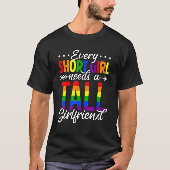 T-shirt Fierté Arc-En-Ciel Lgbt Chaque Petite Fille A Beso (Devant)