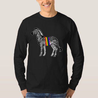 T-shirt Fierté arc-en-ciel zèbre Fierté ADN LGBT