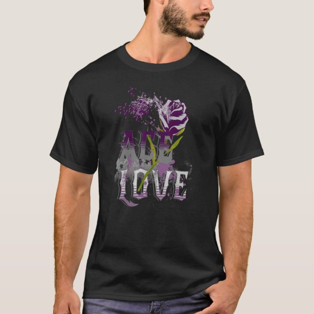 T-shirt Fierté asexuelle (Devant)