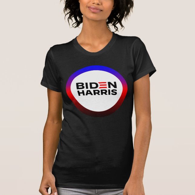T-Shirt Fierté Biden Harris Polyamour (Devant)