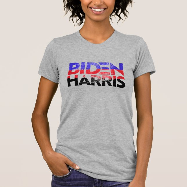 T-Shirt Fierté Biden Harris Polyamour (Devant)