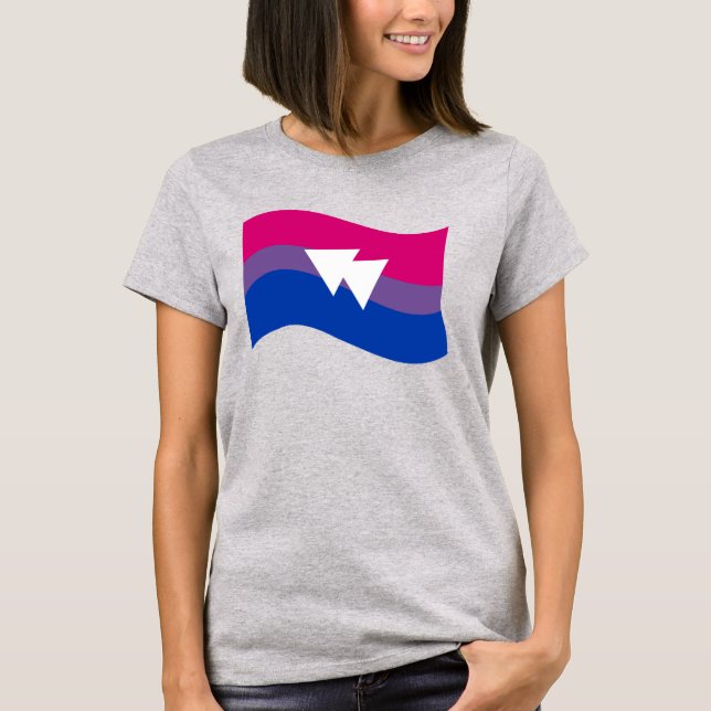 T-Shirt Fierté Bisexuelle (Devant)