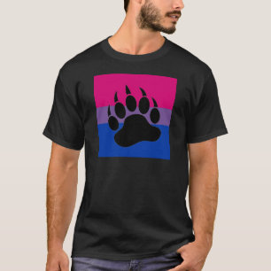 T-shirt Fierté bisexuelle d'ours