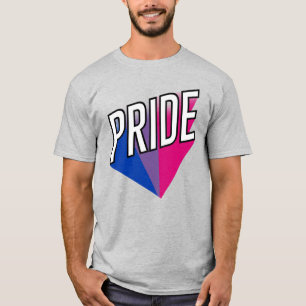 T-shirt Fierté bisexuelle éclatée