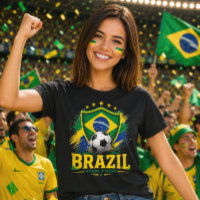 Fierté brésilienne Supporter de football brésilien