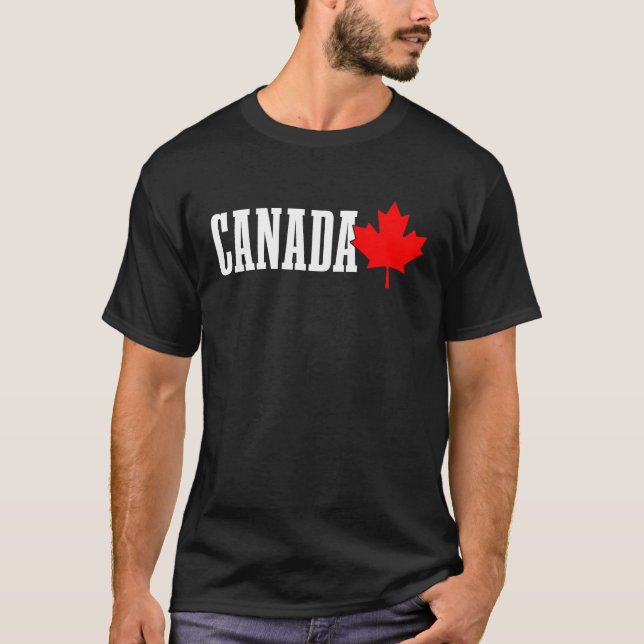 T-shirt Fierté canadienne de la feuille d'érable (Devant)