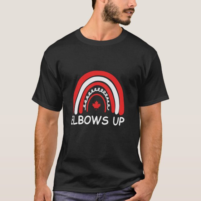 T-shirt Fierté Canadienne Pousse Du Coude L'Esprit Canadie (Devant)