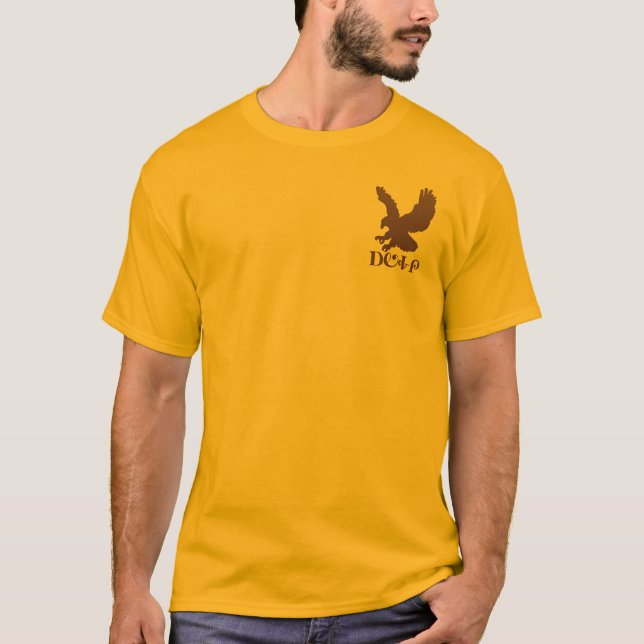 T-shirt Fierté cherokee et Eagle dans le brun (Devant)