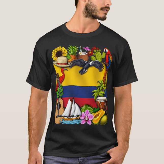 T-shirt Fierté colombienne (Devant)