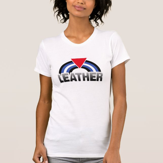T-shirt Fierté cuir queer (Devant)