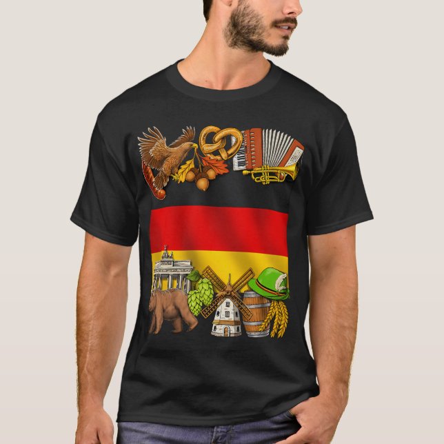 T-shirt Fierté d'Allemagne (Devant)