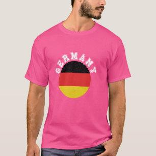 T-shirt Fierté d'Allemagne Deutschland Fier de ses racines