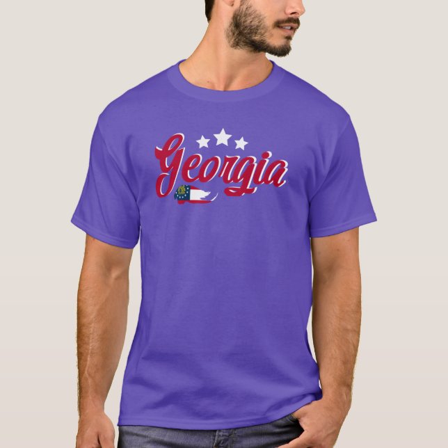 T-shirt Fierté d'appartenir à la Géorgie (Devant)