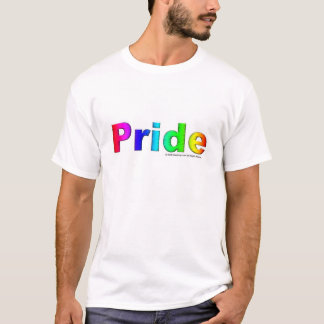 T-shirt Fierté d'arc-en-ciel (gaie)