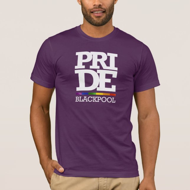 T-SHIRT FIERTÉ DE BLACKPOOL - - .PNG (Devant)