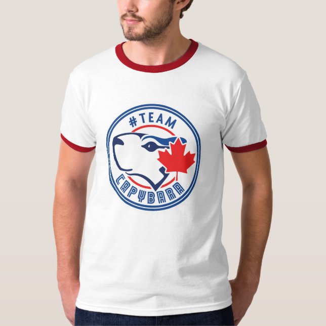 T-shirt Fierté de Capybara (Devant)