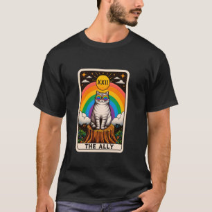 T-shirt Fierté de carte Tarot LGBTQ Amusante Ally Pride Ch