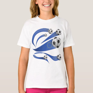 T-shirt Fierté de football européen Swoosh et étoiles dyna