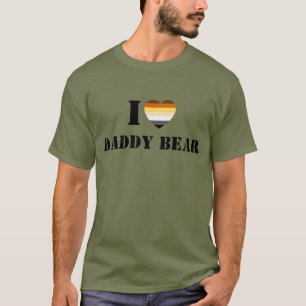 T-SHIRT FIERTE DE GAY OURS J'ADORE PAPA OURS