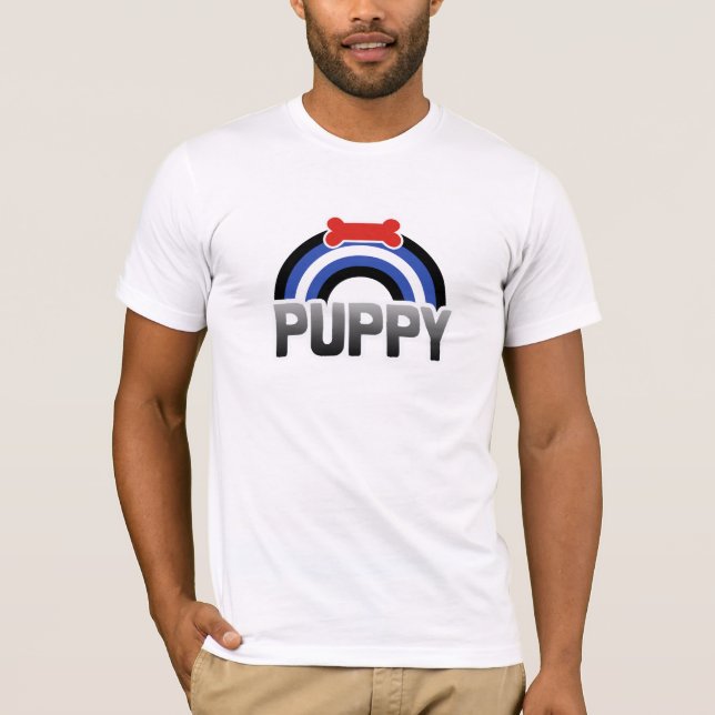 T-shirt Fierté de jeu de chiot (Devant)