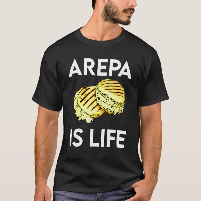 T-shirt Fierté de la nourriture vénézuélienne Comida Match (Devant)