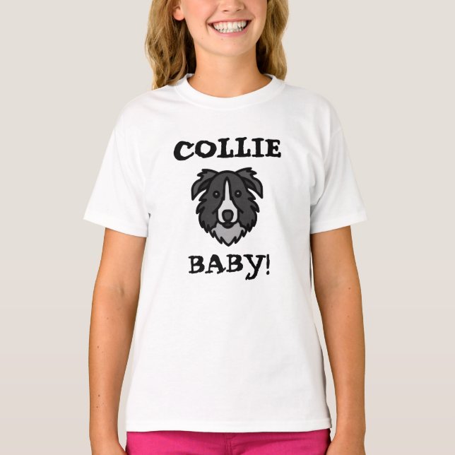 T-shirt Fierté de l'amant du Border Collie Design de chien (Devant)