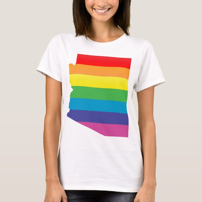 T-shirt fierté de l'arizona. (Devant)