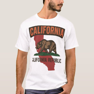 T-shirt Fierté de l'état de la République de Californie