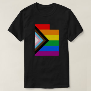 T-shirt Fierté de l'État de l'Utah LGBTQ Progrès Pride