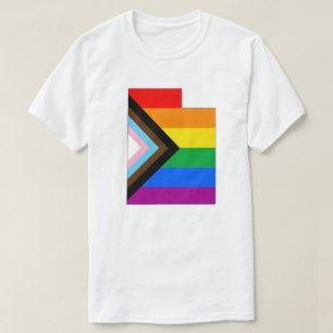 T-shirt Fierté de l'État de l'Utah LGBTQ Progrès Pride