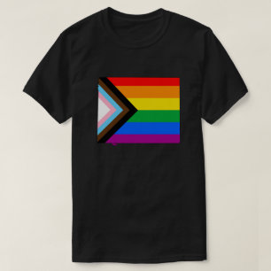 T-shirt Fierté de l'État du Wyoming Progress Pride LGBTQ