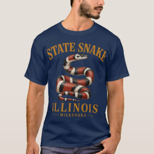 T-shirt Fierté de l'État Serpent Laitier de l'Illinois