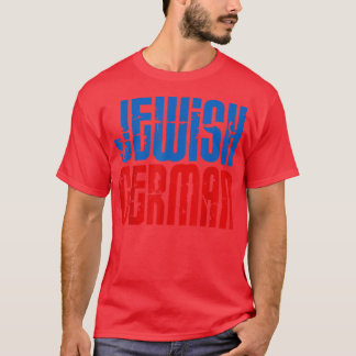 T-shirt Fierté de l'héritage ethnique juive allemande Moth
