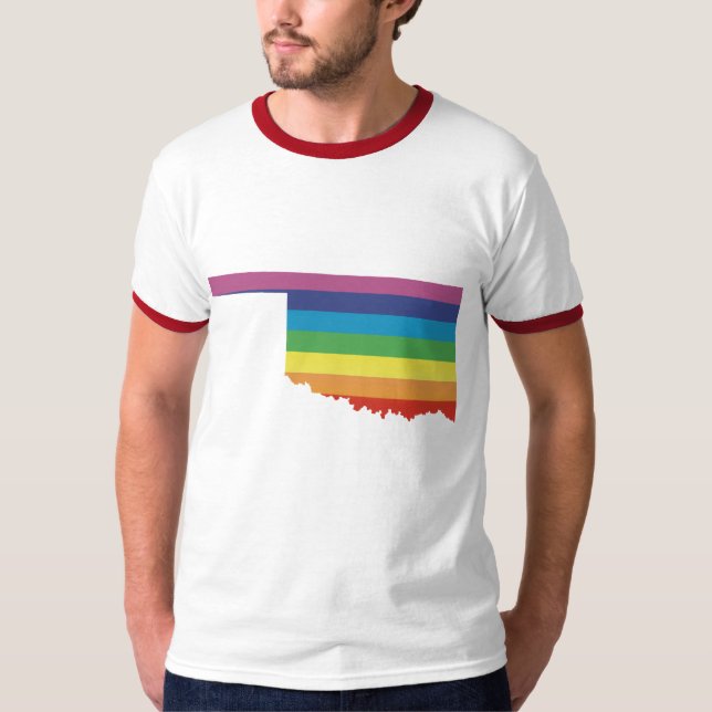 T-shirt fierté de l'oklahoma. (Devant)