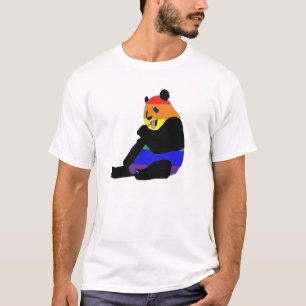 T-shirt Fierté de l'ours de l'animal arc-en-ciel