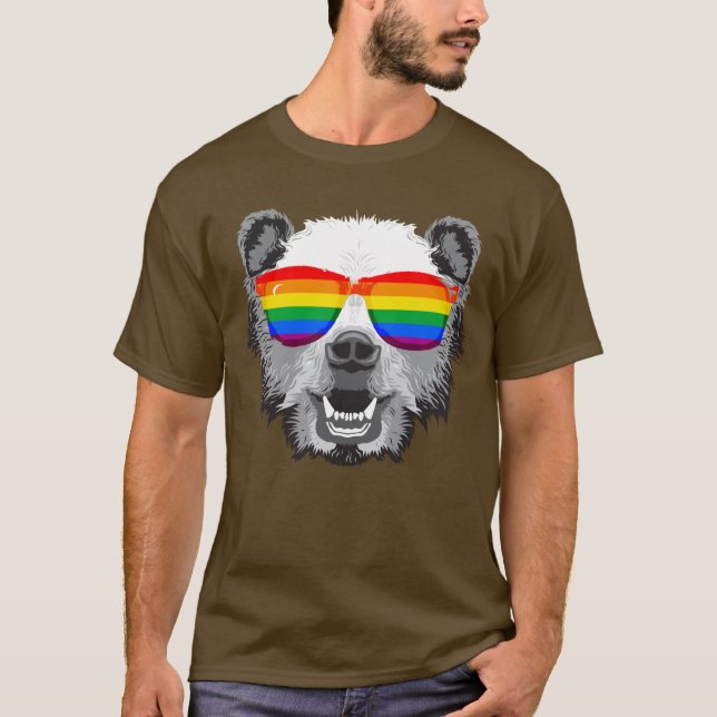 T-shirt Fierté de l'ours grizzly (Devant)