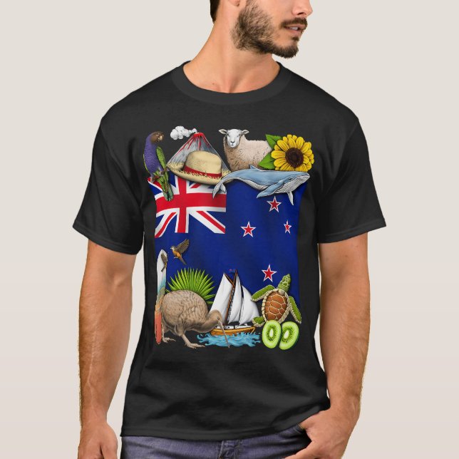 T-shirt Fierté de Nouvelle-Zélande (Devant)