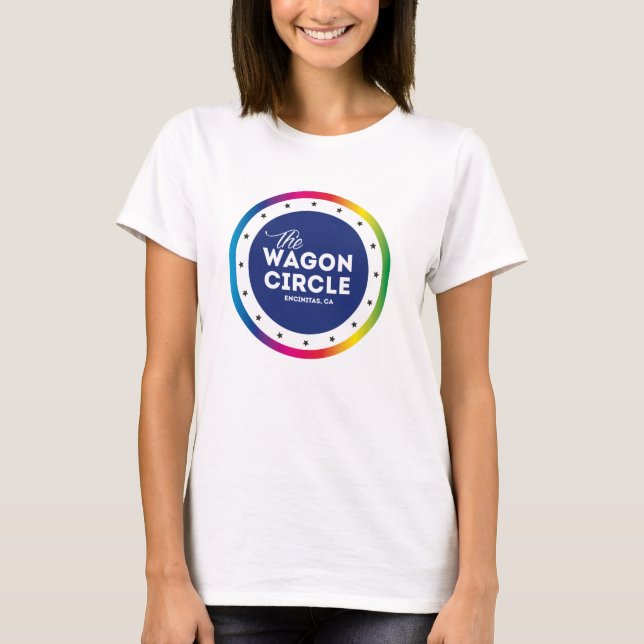 T-shirt Fierté de V-Neck féminin Tee (Devant)