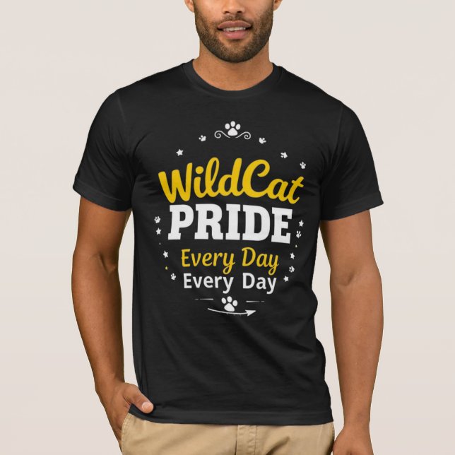 T-Shirt Fierté de WildCat Tous les Jours  Esprit S (Devant)