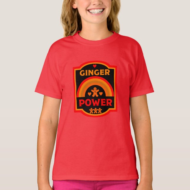 T-shirt Fierté des cheveux de gingembre (Devant)