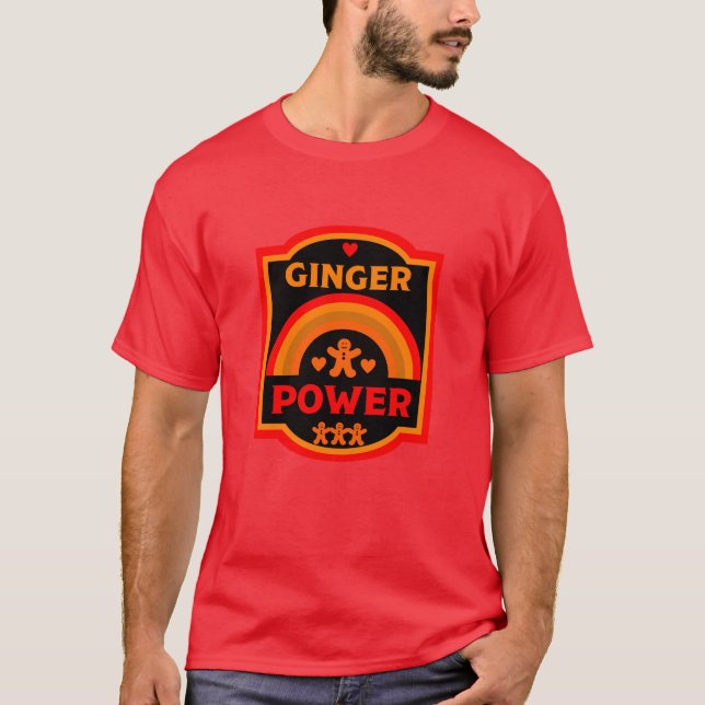 T-shirt Fierté des cheveux roux (Devant)