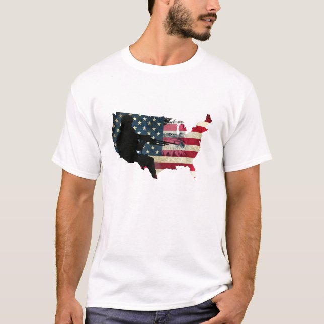 T-shirt Fierté des Etats-Unis (Devant)