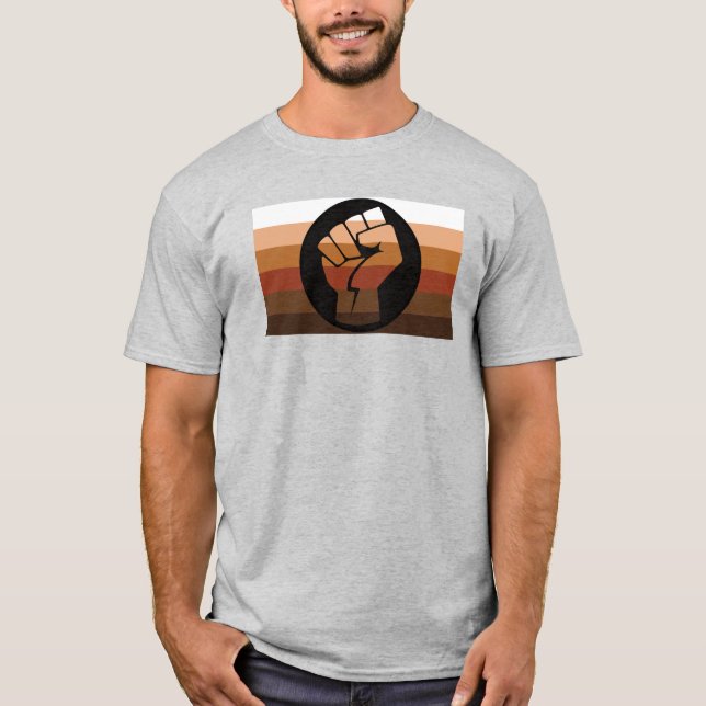 T-shirt Fierté des gens de couleur (POC) (Devant)