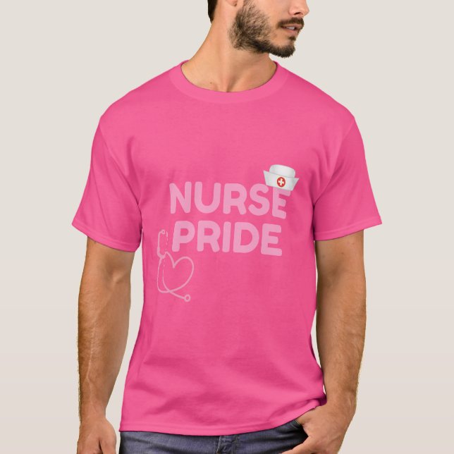 T-shirt Fierté des infirmières – Honneur, Force (Devant)