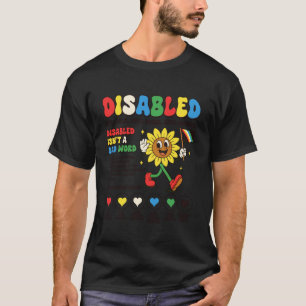 T-shirt Fierté des personnes handicapées Fauteuil roulant