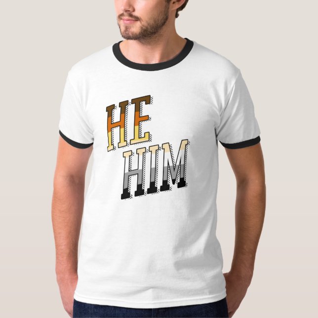 T-Shirt Fierté des Pronoms de l'Ours (Devant)