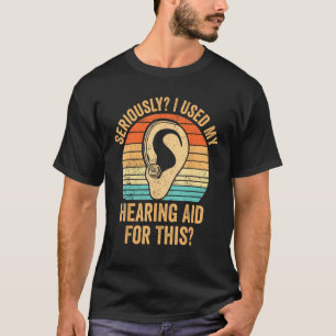 T-shirt Fierté des Sourds ASL Sérieusement J'ai Utilisé Mo