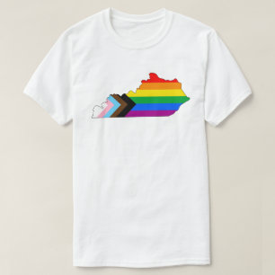 T-shirt Fierté d'État du Kentucky LGBTQ Progrès Pride