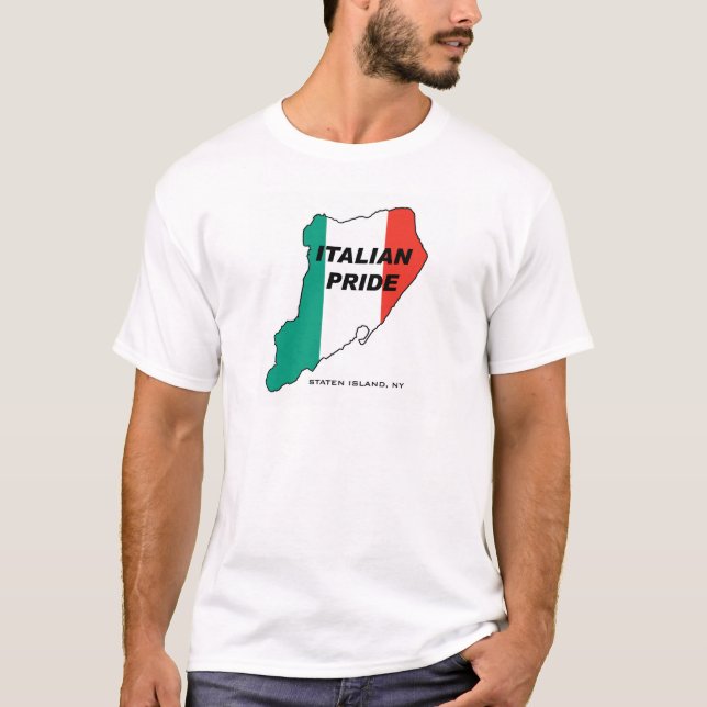 T-shirt Fierté d'Italien de Staten Island (Devant)